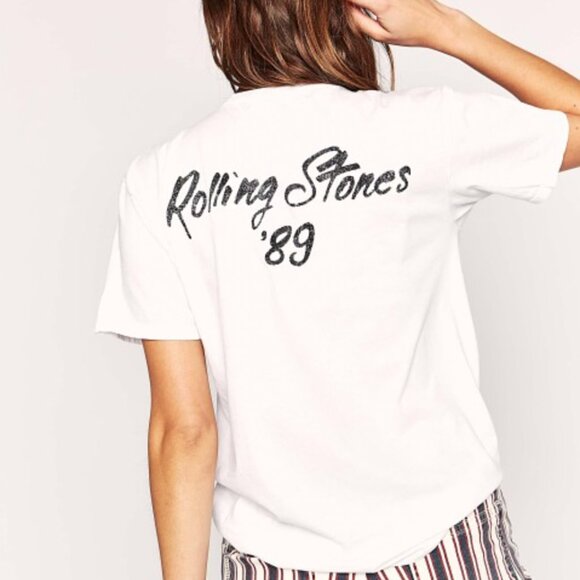 Daydreamer Rolling Stones '89 Weekend Tee – Vintage White (Size Small) - Picture 3 of 14